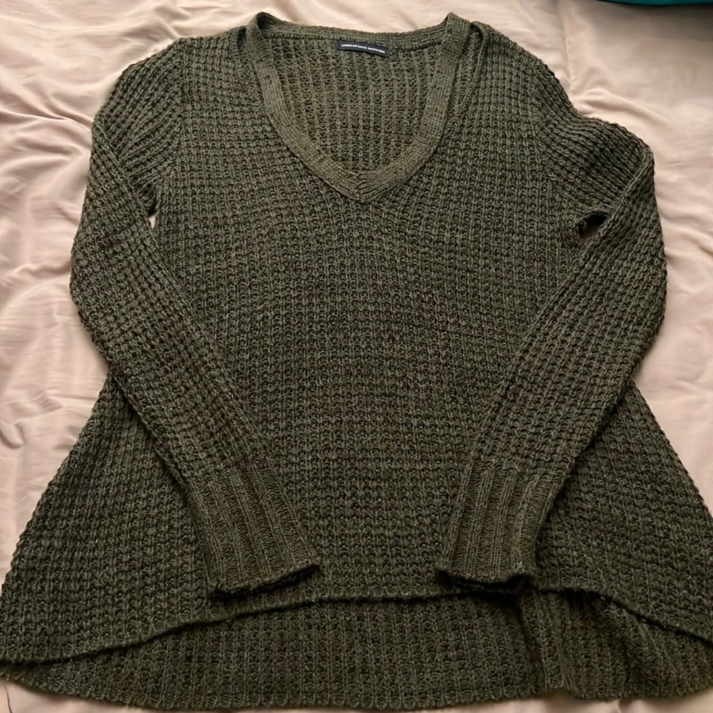 American Eagle Olive Green sweater